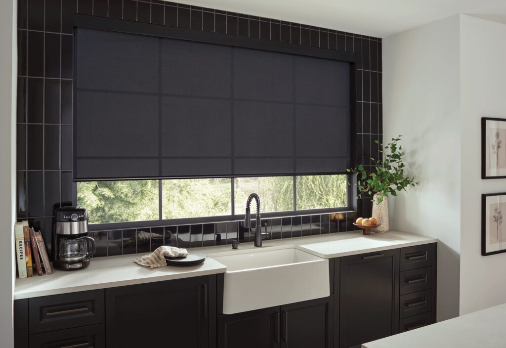 Black Roller Shade, Cover for Shades Page