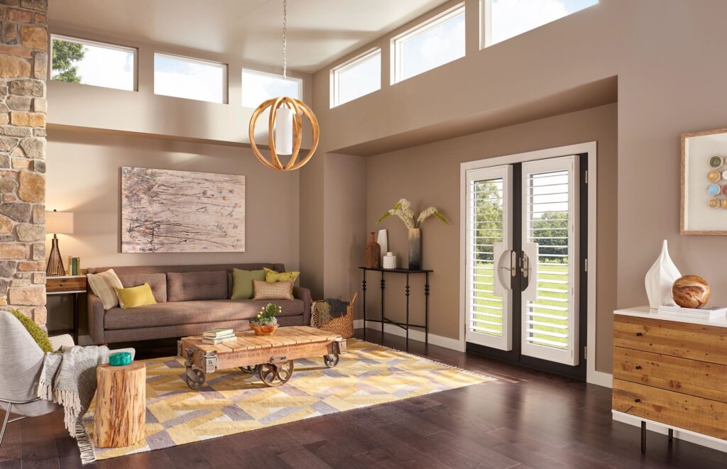 Eclipse Polyresin French Door Shutters